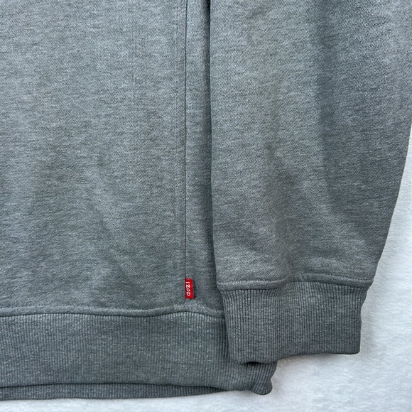 Izod Men’s Pullover 3/4 zip Sweater Gray Size XL - Picture 6 of 9